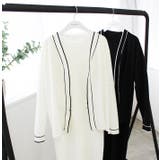 配色ワンピース＆カーディガンセット | MODE ROBE | 詳細画像12 