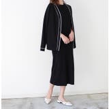 配色ワンピース＆カーディガンセット | MODE ROBE | 詳細画像3 