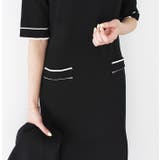 配色ワンピース＆カーディガンセット | MODE ROBE | 詳細画像5 