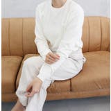 アイボリー | シンプルカラーニット | MODE ROBE