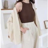ブラウン | ニットタンクトップ | MODE ROBE