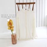 ノーカラーシアーシャツ | MODE ROBE | 詳細画像1