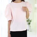 バックギャザーリボンパフショルダートップス | MODE ROBE | 詳細画像21