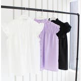 シャーリングノースリーブブラウス | MODE ROBE | 詳細画像9