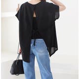 ブラック | キャミセットシアートップス | MODE ROBE