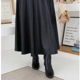 フェイクレザーフレアスカート | MODE ROBE | 詳細画像17