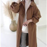 ブラウン | フライヨークステンカラーコート | MODE ROBE