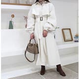 アイボリー | フライヨークステンカラーコート | MODE ROBE