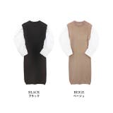 ニットドッキングパフショルダ―ワンピース | MODE ROBE | 詳細画像24