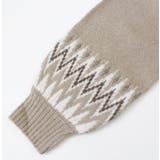 ノルディック柄ダメージデザインニット | MODE ROBE | 詳細画像21