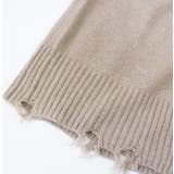 ノルディック柄ダメージデザインニット | MODE ROBE | 詳細画像22