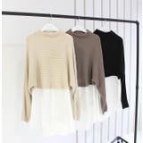 ハイネックニットドッキングシャツ | MODE ROBE | 詳細画像2