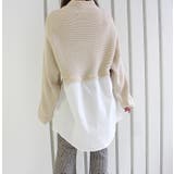 ハイネックニットドッキングシャツ | MODE ROBE | 詳細画像17