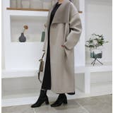ベルト付きガウンコート | MODE ROBE | 詳細画像17