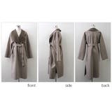 ベルト付きガウンコート | MODE ROBE | 詳細画像25
