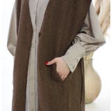 Vカットヘリンボーンロングベスト | MODE ROBE | 詳細画像22