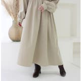 バイカラーステッチウエストタックワンピース | MODE ROBE | 詳細画像7