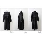 バイカラーステッチウエストタックワンピース | MODE ROBE | 詳細画像23