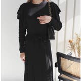 ショルダーフリルニットワンピース | MODE ROBE | 詳細画像9