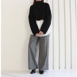 センタープレスワイドパンツ | MODE ROBE | 詳細画像11