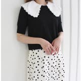 ダブルフリルセーラーカラーニットトップス | MODE ROBE | 詳細画像10