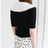 ダブルフリルセーラーカラーニットトップス | MODE ROBE | 詳細画像11