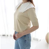 ダブルフリルセーラーカラーニットトップス | MODE ROBE | 詳細画像18