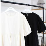 パフスリーブティアードミニワンピース | MODE ROBE | 詳細画像15