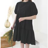 パフスリーブティアードミニワンピース | MODE ROBE | 詳細画像2
