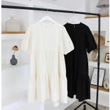 パフスリーブティアードミニワンピース | MODE ROBE | 詳細画像5