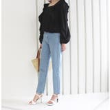 スクエアネックフリルブラウス | MODE ROBE | 詳細画像10