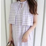 3WAYギンガムチェックレイヤードワンピース | MODE ROBE | 詳細画像13