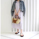 3WAYギンガムチェックレイヤードワンピース | MODE ROBE | 詳細画像17