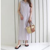 3WAYギンガムチェックレイヤードワンピース | MODE ROBE | 詳細画像18
