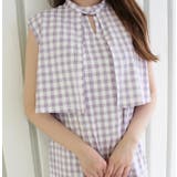3WAYギンガムチェックレイヤードワンピース | MODE ROBE | 詳細画像19