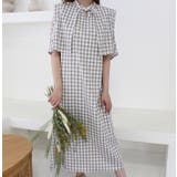 3WAYギンガムチェックレイヤードワンピース | MODE ROBE | 詳細画像21