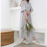 3WAYギンガムチェックレイヤードワンピース | MODE ROBE | 詳細画像26