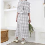 3WAYギンガムチェックレイヤードワンピース | MODE ROBE | 詳細画像27