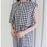 3WAYギンガムチェックレイヤードワンピース | MODE ROBE | 詳細画像4