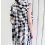 3WAYギンガムチェックレイヤードワンピース | MODE ROBE | 詳細画像5