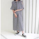 3WAYギンガムチェックレイヤードワンピース | MODE ROBE | 詳細画像10