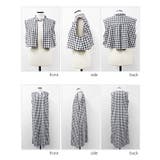 3WAYギンガムチェックレイヤードワンピース | MODE ROBE | 詳細画像36