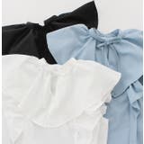 ダブルフリルノースリーブブラウス | MODE ROBE | 詳細画像10