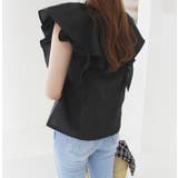 ダブルフリルノースリーブブラウス | MODE ROBE | 詳細画像20