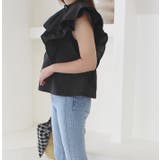 ダブルフリルノースリーブブラウス | MODE ROBE | 詳細画像22