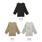 セーラーカラーミドル丈ジャケット | MODE ROBE | 詳細画像27