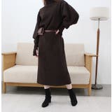 バルーンスリーブロングニットワンピース | MODE ROBE | 詳細画像17
