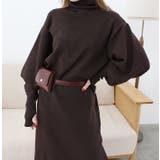 バルーンスリーブロングニットワンピース | MODE ROBE | 詳細画像18