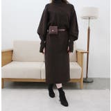 バルーンスリーブロングニットワンピース | MODE ROBE | 詳細画像23
