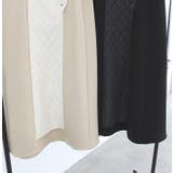 キルティング切替フレアロングスカート | MODE ROBE | 詳細画像19 